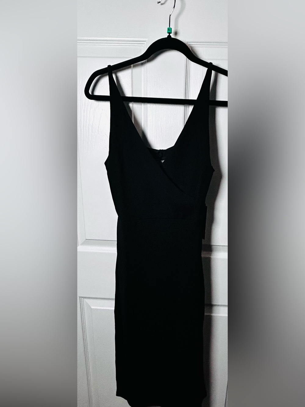 Lulus Alia Black Backless Bodycon Midi Dress Size Large New with Tags NWT - Picture 6 of 8
